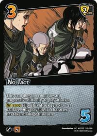 No Tact - Attack On Titan: Origins of Power - UniVersus card