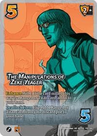 The Manipulations of Zeke Yeager - Attack On Titan: Origins of Power - UniVersus card