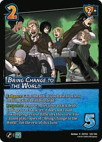 Bring Change to the World - Attack On Titan: Origins of Power - UniVersus card