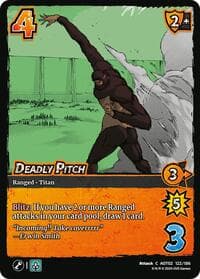 Deadly Pitch - Attack On Titan: Origins of Power - UniVersus card