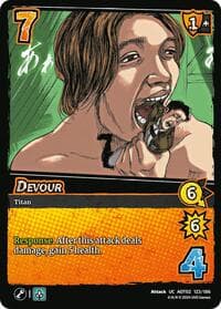 Devour - Attack On Titan: Origins of Power - UniVersus card