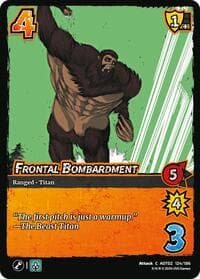 Frontal Bombardment - Attack On Titan: Origins of Power - UniVersus card