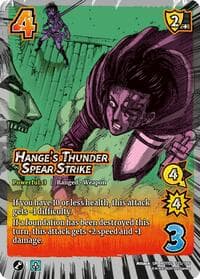 Hange's Thunder Spear Strike - Attack On Titan: Origins of Power - UniVersus card