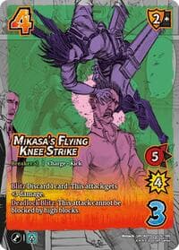 Mikasa's Flying Knee Strike - Attack On Titan: Origins of Power - UniVersus card