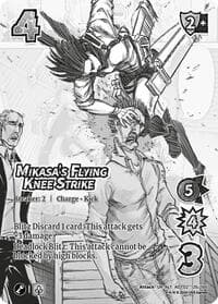 Mikasa's Flying Knee Strike (Alternate Art) - Attack On Titan: Origins of Power - UniVersus card