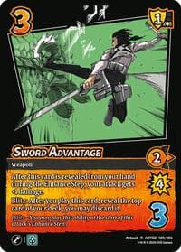 Sword Advantage - Attack On Titan: Origins of Power - UniVersus card