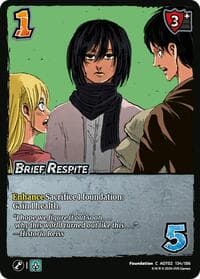 Brief Respite - Attack On Titan: Origins of Power - UniVersus card