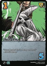 Close Call - Attack On Titan: Origins of Power - UniVersus card