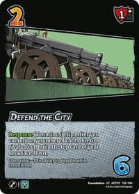 Defend the City - Attack On Titan: Origins of Power - UniVersus card