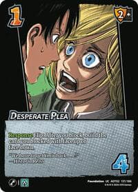Desperate Plea - Attack On Titan: Origins of Power - UniVersus card