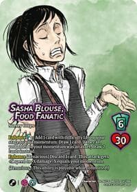 Sasha Blouse, Food Fanatic (Alternate Art) - Attack On Titan: Origins of Power - UniVersus card