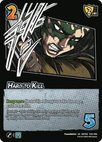 Hard to Kill - Attack On Titan: Origins of Power - UniVersus card