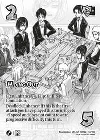 Hiding Out (Alternate Art) - Attack On Titan: Origins of Power - UniVersus card