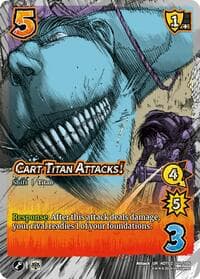 Cart Titan Attacks! // The Cart Titan - Attack On Titan: Origins of Power - UniVersus card