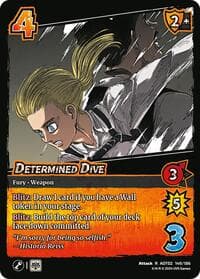 Determined Dive - Attack On Titan: Origins of Power - UniVersus card