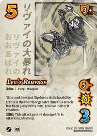 Levi's Rampage - Attack On Titan: Origins of Power - UniVersus card