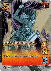 Levi's Rapid Takedown - Attack On Titan: Origins of Power - UniVersus card