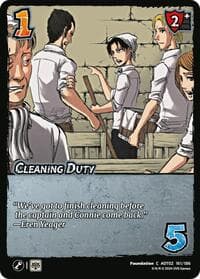 Cleaning Duty - Attack On Titan: Origins of Power - UniVersus card