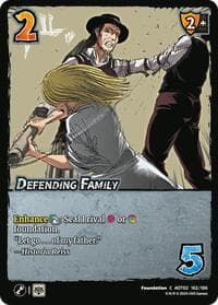 Defending Family - Attack On Titan: Origins of Power - UniVersus card