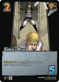 Erwin's Ruse - Attack On Titan: Origins of Power - UniVersus card
