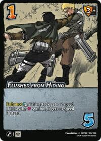 Flushed from Hiding - Attack On Titan: Origins of Power - UniVersus card