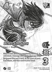 Blind-Side Slash (Alternate Art) - Attack On Titan: Origins of Power - UniVersus card
