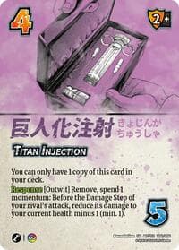 Titan Injection - Attack On Titan: Origins of Power - UniVersus card