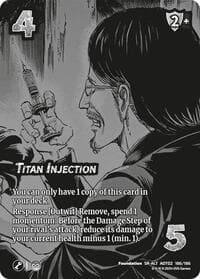 Titan Injection (Alternate Art) - Attack On Titan: Origins of Power - UniVersus card