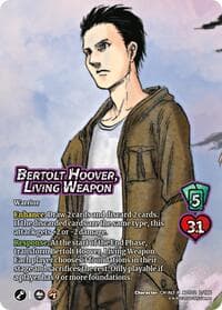 Bertolt Hoover, Living Weapon // Bertolt, Colossus Titan Advancing (Alternate Art) - Attack On Titan: Origins of Power - UniVersus card