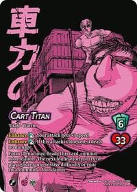 Cart Titan - Attack On Titan: Origins of Power - UniVersus card