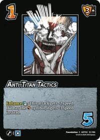 Anti-Titan Tactics - Attack On Titan: Origins of Power - UniVersus card