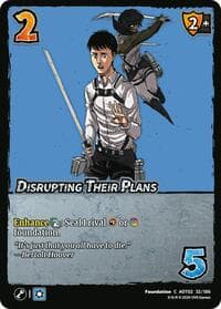 Disrupting Their Plans - Attack On Titan: Origins of Power - UniVersus card