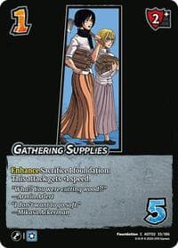 Gathering Supplies - Attack On Titan: Origins of Power - UniVersus card