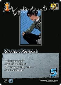 Strategic Positions - Attack On Titan: Origins of Power - UniVersus card