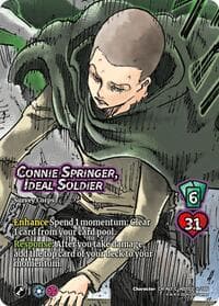 Connie Springer, Ideal Soldier (Alternate Art) - Attack On Titan: Origins of Power - UniVersus card