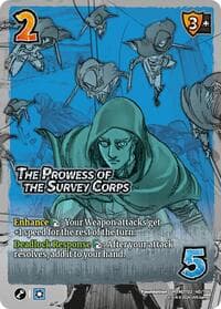 The Prowess of the Survey Corps - Attack On Titan: Origins of Power - UniVersus card