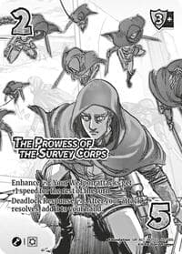 The Prowess of the Survey Corps (Alternate Art) - Attack On Titan: Origins of Power - UniVersus card