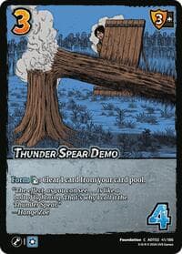 Thunder Spear Demo - Attack On Titan: Origins of Power - UniVersus card