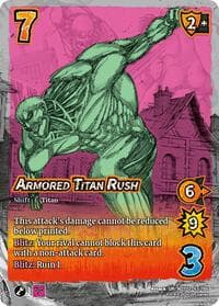 Armored Titan Rush // Reiner's Toughness - Attack On Titan: Origins of Power - UniVersus card