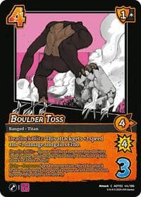 Boulder Toss - Attack On Titan: Origins of Power - UniVersus card