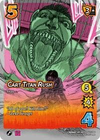Cart Titan Rush - Attack On Titan: Origins of Power - UniVersus card