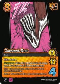 Crushing Step - Attack On Titan: Origins of Power - UniVersus card