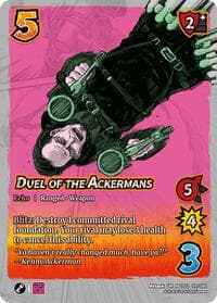 Duel of the Ackermans - Attack On Titan: Origins of Power - UniVersus card