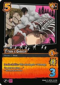 Titan's Grasp - Attack On Titan: Origins of Power - UniVersus card