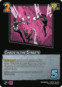 Chaos in the Streets - Attack On Titan: Origins of Power - UniVersus card