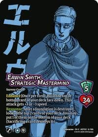 Erwin Smith, Strategic Mastermind - Attack On Titan: Origins of Power - UniVersus card