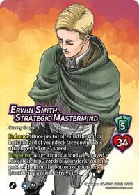 Erwin Smith, Strategic Mastermind (Alternate Art) - Attack On Titan: Origins of Power - UniVersus card