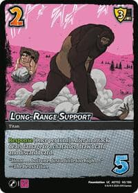 Long-Range Support - Attack On Titan: Origins of Power - UniVersus card