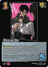 Passing On - Attack On Titan: Origins of Power - UniVersus card