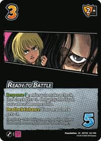 Ready to Battle - Attack On Titan: Origins of Power - UniVersus card